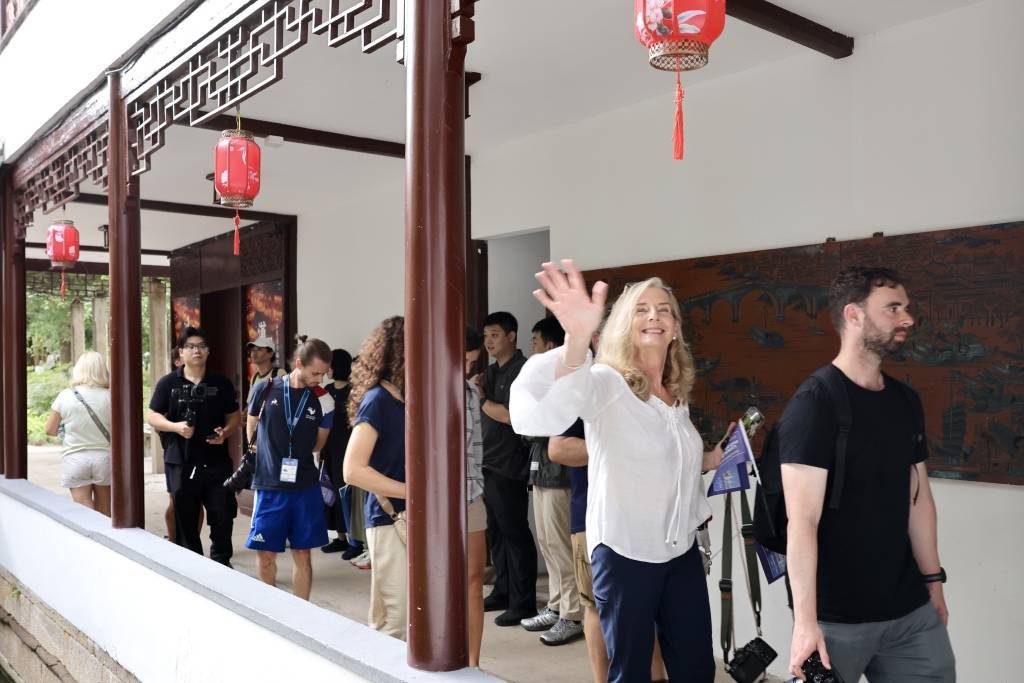 江南风情的, 国媒体代表 江南风情的, 国媒体代表